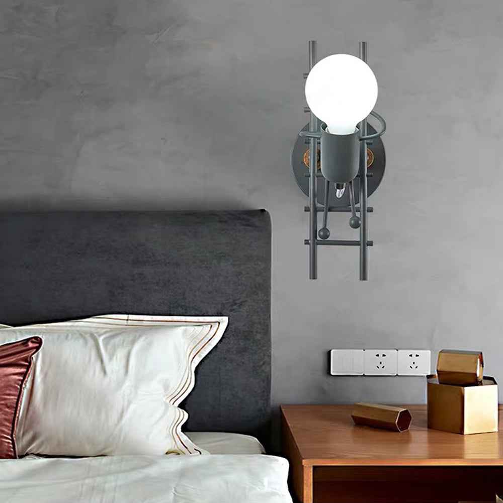 Applique Murale Luxo Métal Blanc LED