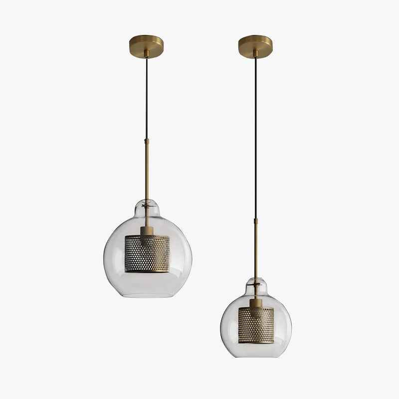 Suspension Hessa en Verre – Suspension Contemporaine