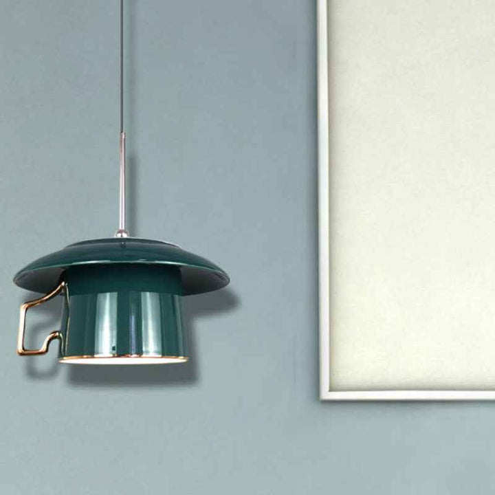 Valentina Place Poignée Tasse Céramique LED Suspension Salon - Neutralighting