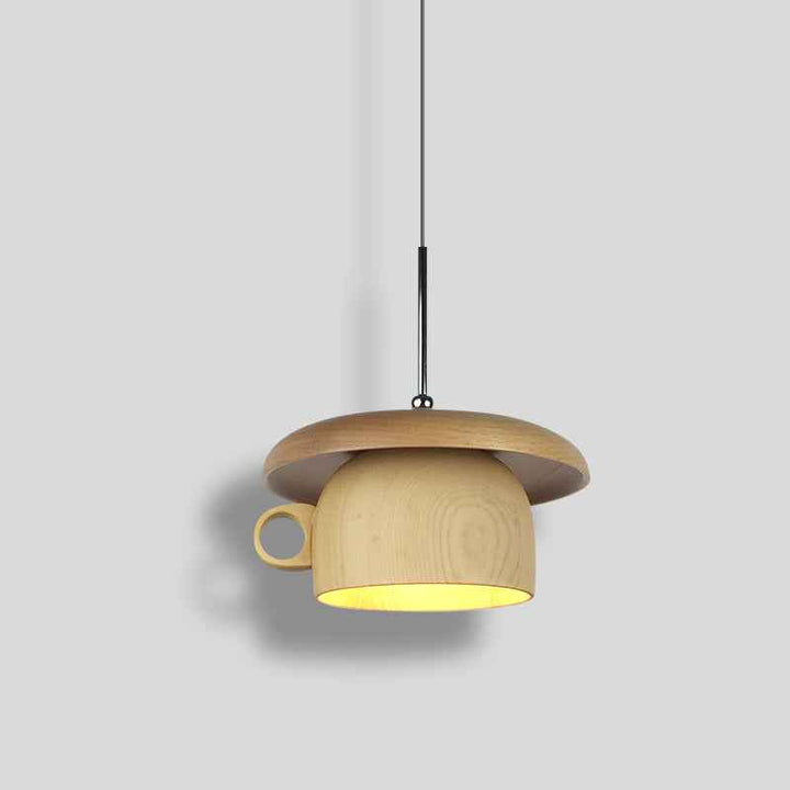 Valentina Millésime Bois Tasse Suspension Chambre à Coucher - Neutralighting