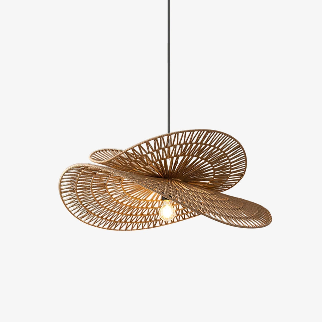 Avelora Lampe Pendante Traditionnelle en Corde de Chanvre - Neutralighting