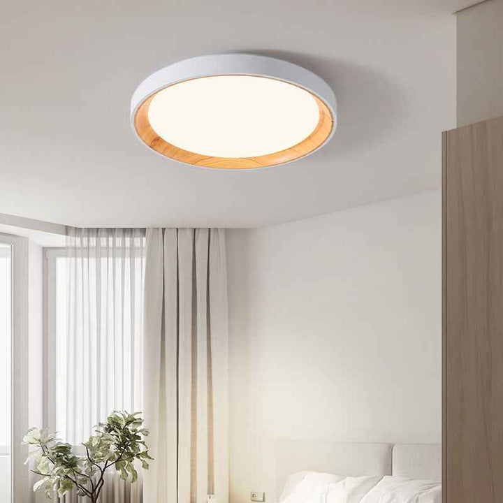 Plafonnier Arisha Acrylique Noyer LED