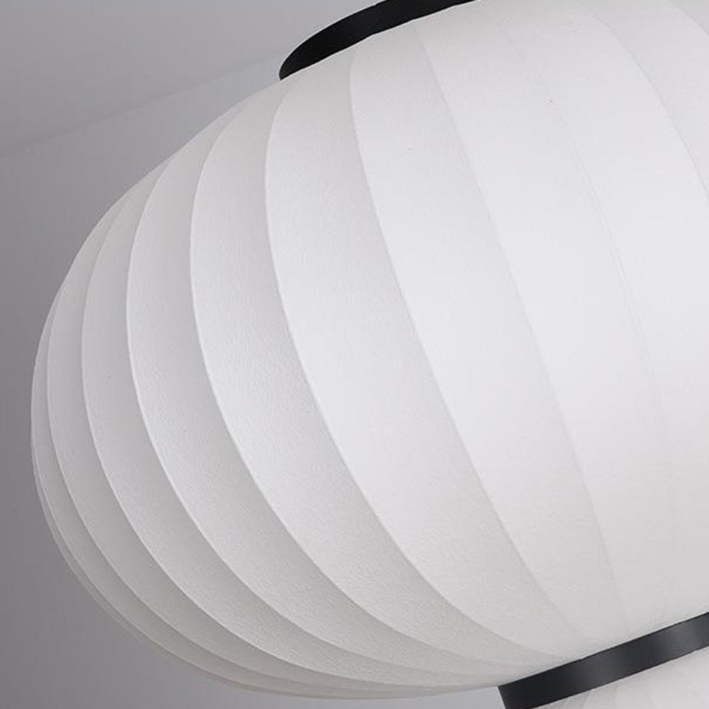 Ritta Suspension Vintage, Métal/Soie, Noir/Blanc, Chambre à Coucher - Neutralighting