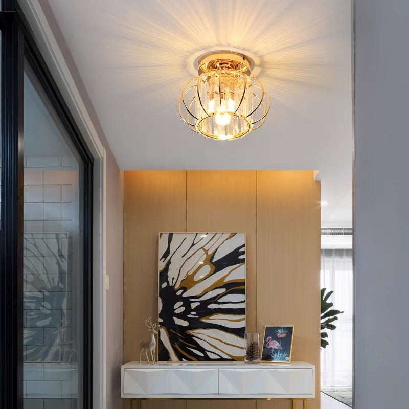 Arisha Moderne Plafonnier Métal Verre Chambre À Coucher - Neutralighting