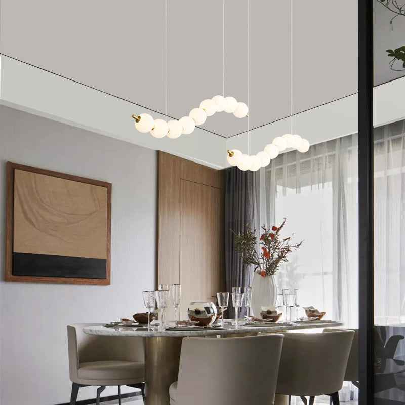 Suspension Arisha Acrylique LED V9
