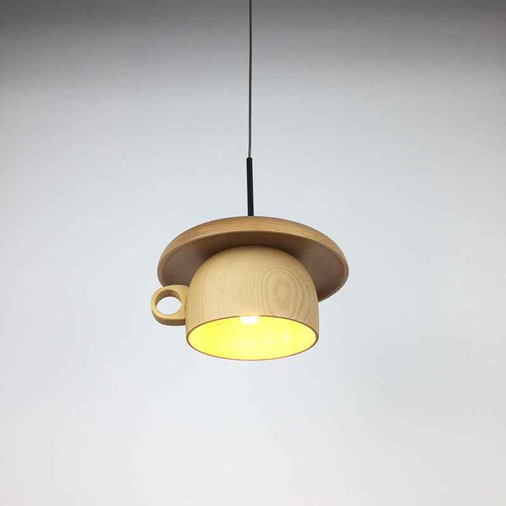 Valentina Millésime Bois Tasse Suspension Chambre à Coucher - Neutralighting