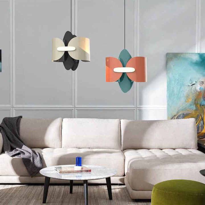Valentina Moderne Papillon Suspension Métal Salon - Neutralighting