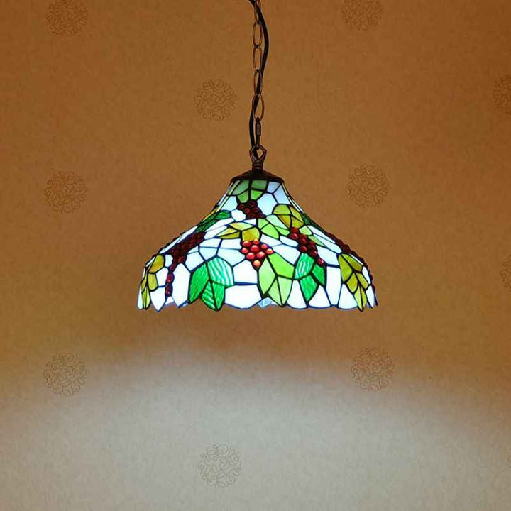 Tiffany Designer Suspension Métal Verre Salle À Manger - Neutralighting