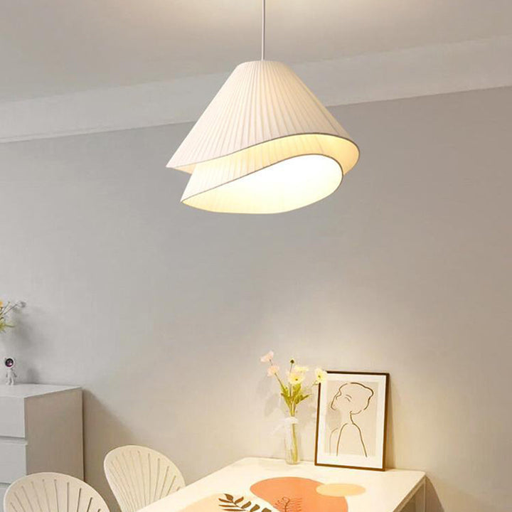 Ritta Suspension Nuage Moderne, Metal/Tissu, Blanc, Chambre à Coucher - Neutralighting
