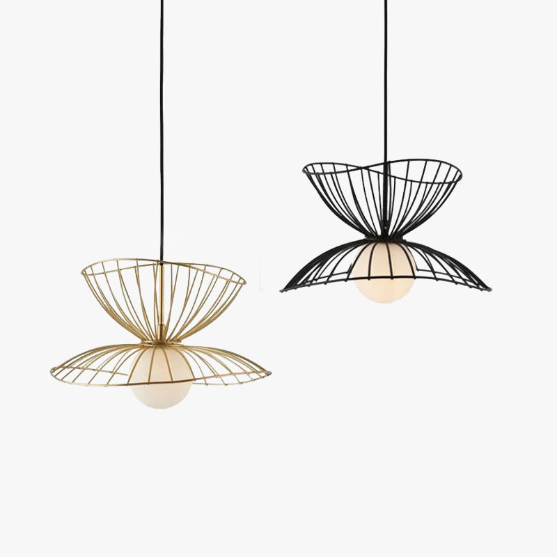 Ritta Luminaires Suspension Vertigo LED Métal Noir/Or Salle à manger - Neutralighting