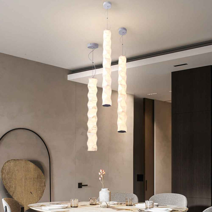 Suspension Arisha Métal Blanc LED 32W