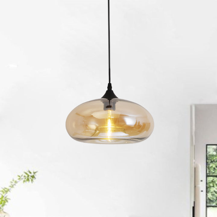 Lurea Lampes Suspendues en Verre Modernes Nordiques Chambre à Coucher - Neutralighting