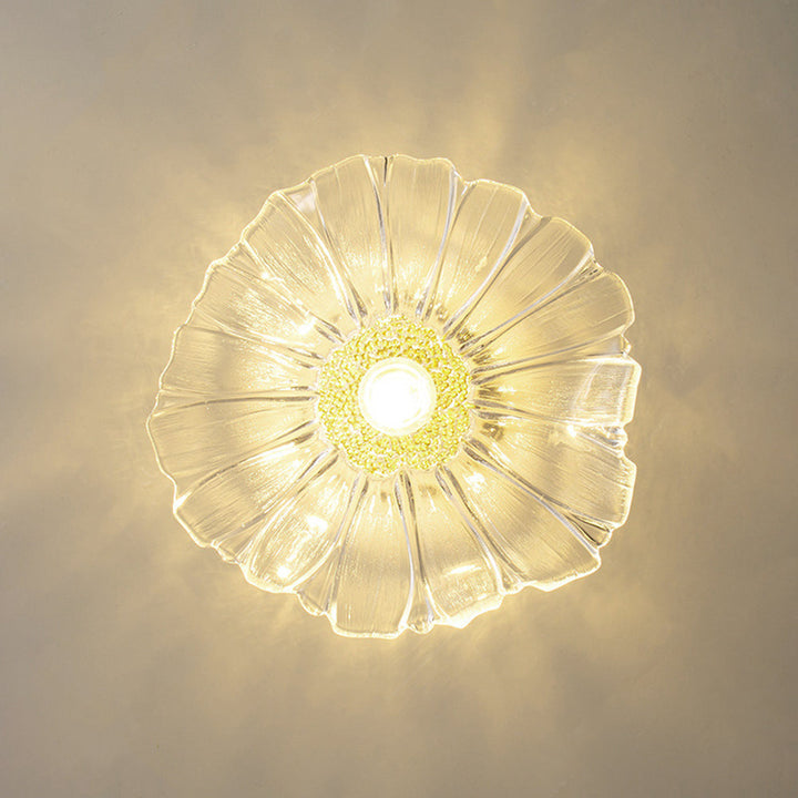 Arisha Suspension Dôme Vintage, Cuivre/Verre, Transparent/Vert, Chambre à Coucher/Salon - Neutralighting