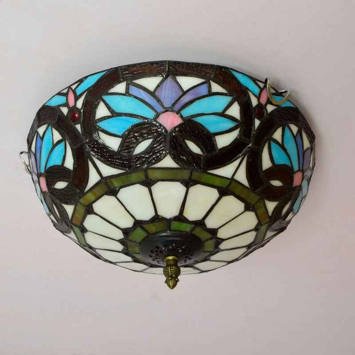 Plafonnier Tiffany Verre LED V13