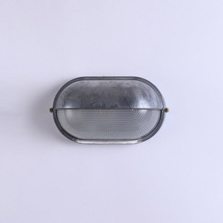 Ray Applique Murale Ronde Simple, Métal/Verre, Argent, Balcon - Neutralighting