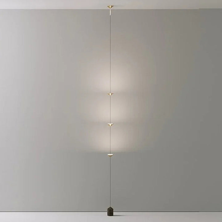 Ray Lampadaire Linéaire Minimaliste, 3 Ampoules, Chambre - Neutralighting