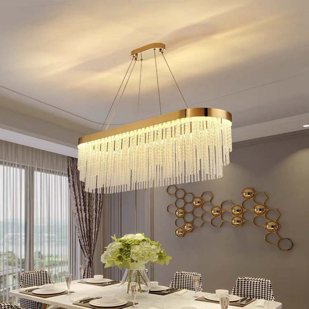Arisha Suspension Ronde Moderne, Métal, Doré, Salon/Hôtellerie - Neutralighting