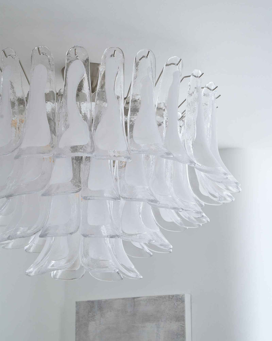 Aurora Verre 80cm Blanc LED