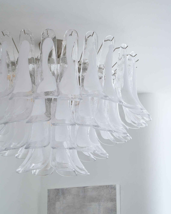 Aurora Verre 80cm Blanc LED