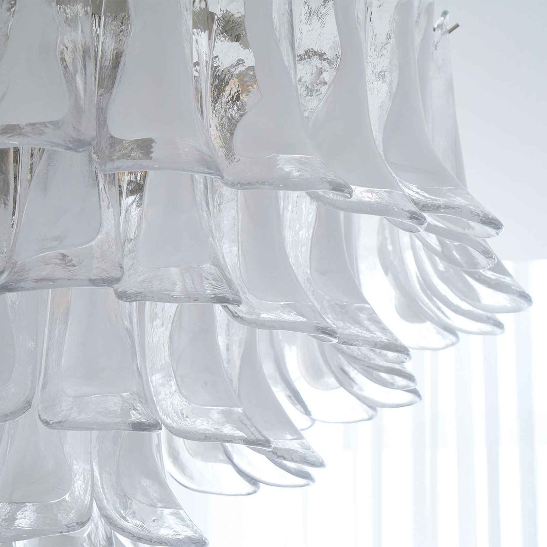 Aurora Verre 80cm Blanc LED