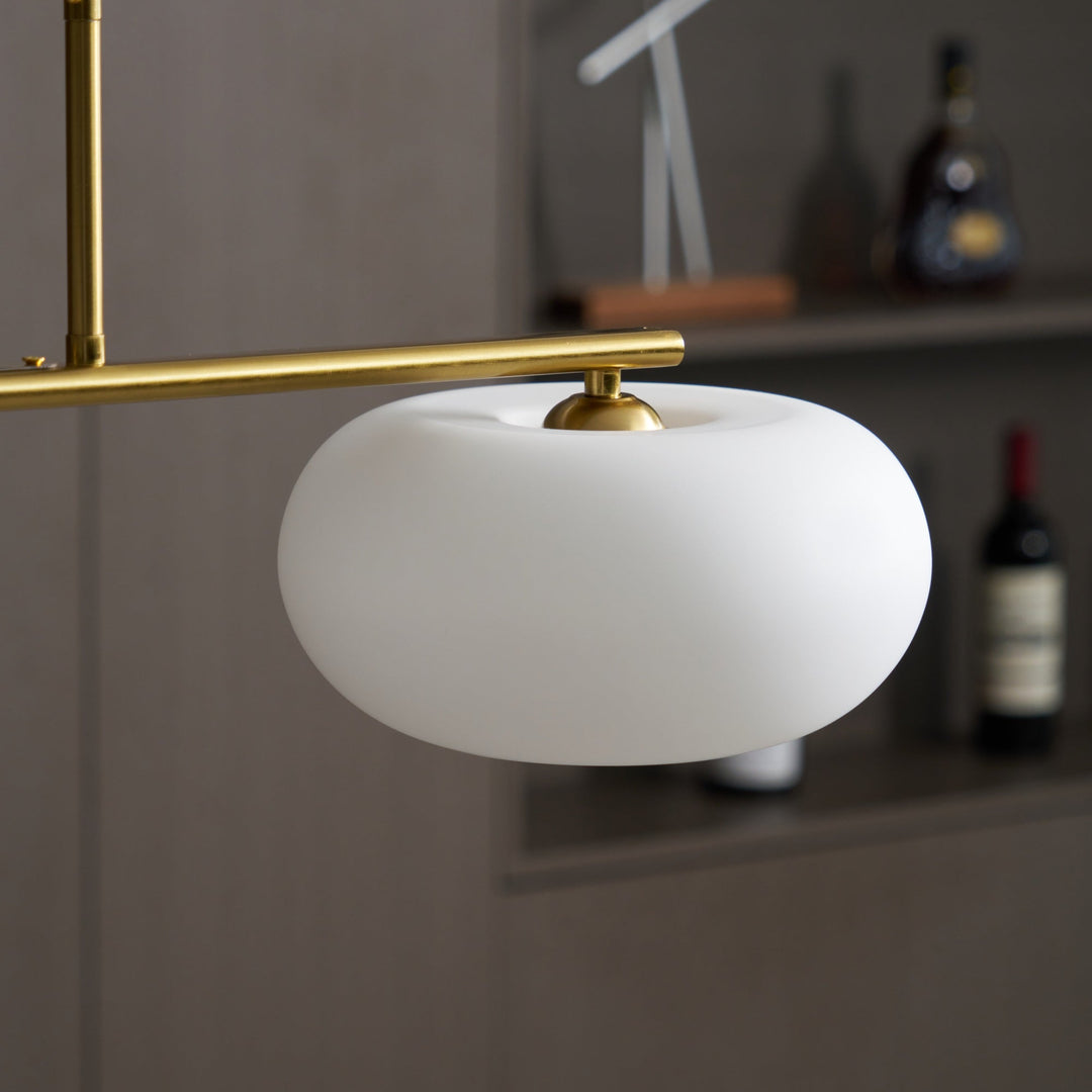 Lustra Suspension Lampe Linéaire à 3 Lumières en Forme de Globe - Neutralighting