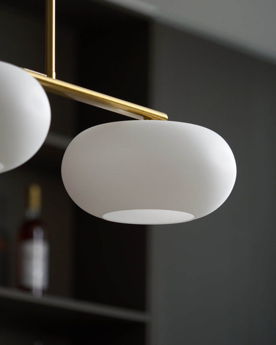 Lustra Suspension Lampe Linéaire à 3 Lumières en Forme de Globe - Neutralighting