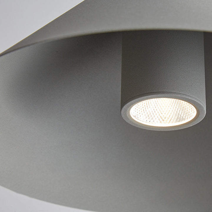 Arisha Suspension Dôme Moderne, Métal, Gris, Salle à Manger/Cuisine - Neutralighting