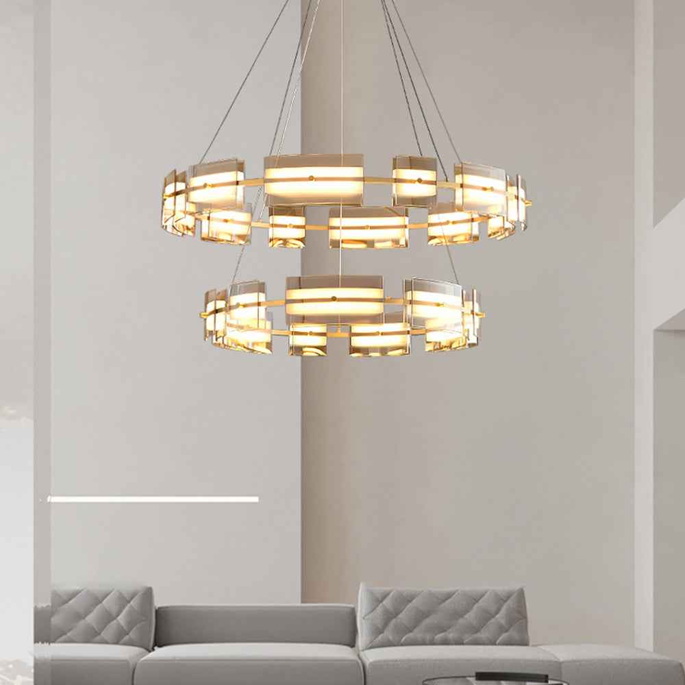 Suspension Arisha Verre LED V18