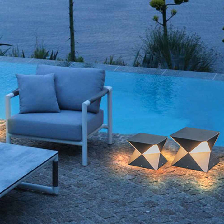 Lampadaire Ray Verre LED V4