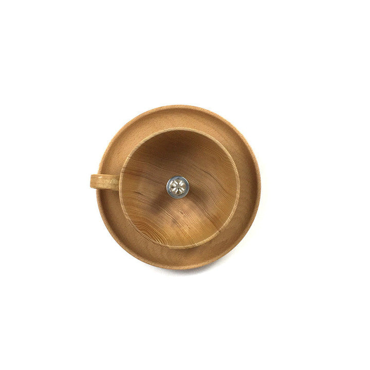 Arisha Moderne Bois Tasse Plafonnier Chambre à Coucher - Neutralighting