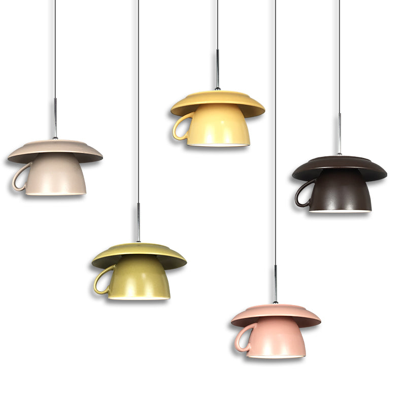 Valentina Pop Art Tasse Céramique LED Suspension Chambre à Coucher - Neutralighting