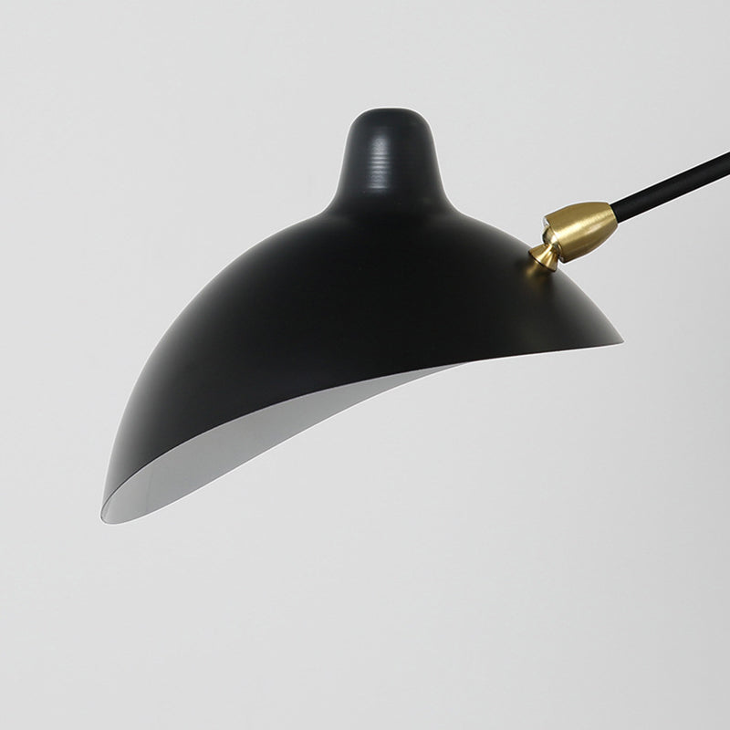 Arisha Luminaires Suspensions Industrielle Moderne Métal Noir Salle d&
