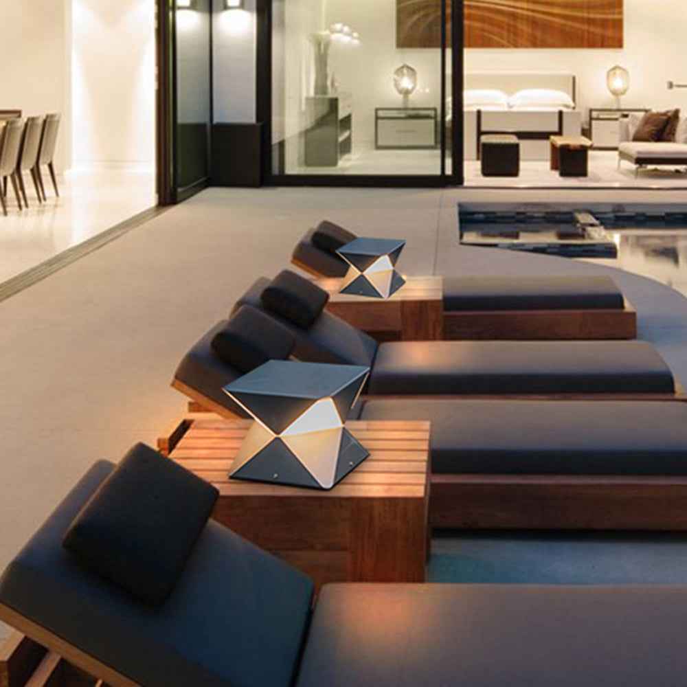 Lampadaire Ray Verre LED V4