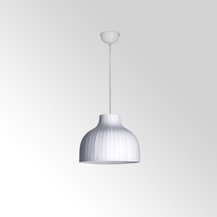 Ritta Suspension Vintage, Métal/Soie, Blanc, Salle à Manger - Neutralighting