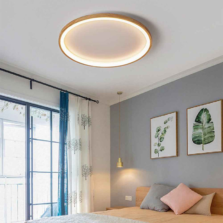 Plafonnier Muto Bois LED