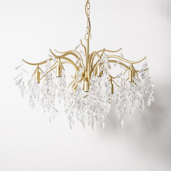 Kristy Suspension Multi Luxueux, Cristal/Cuivre, Noir/Or, Salon - Neutralighting