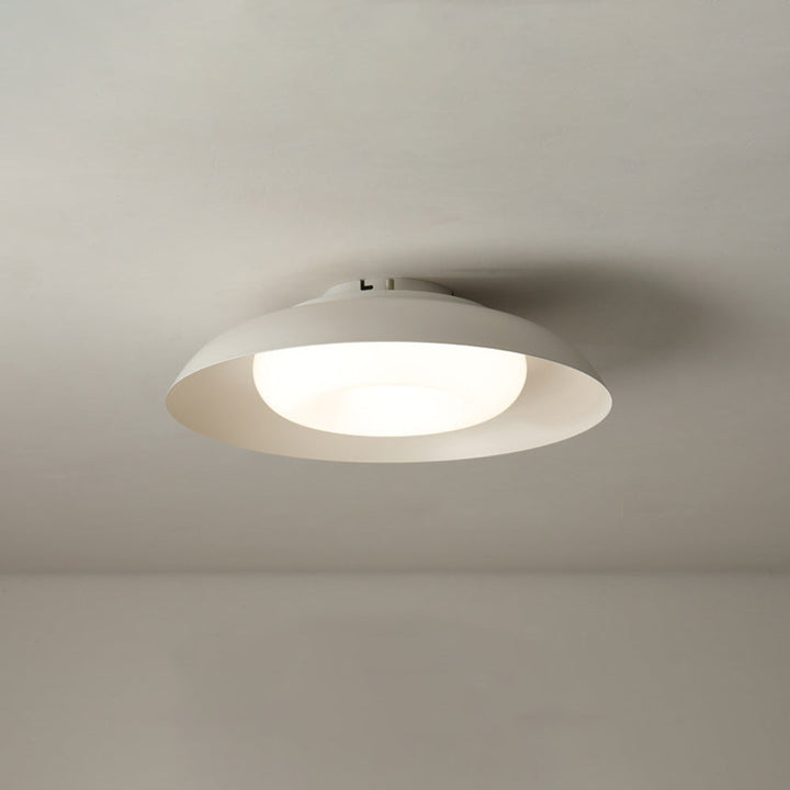 Arisha Plafonnier Chapeau Noridique, Métal/Acrylique, Blanc, Salon - Neutralighting