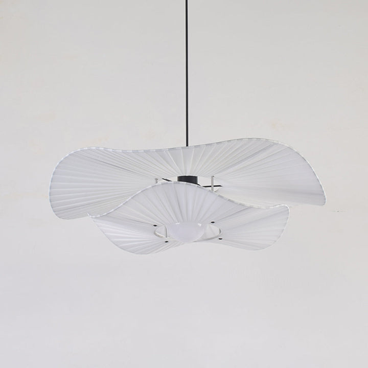 Ritta Suspension Petale Retro, Metal/Tissu, Blanc, Chambre à Coucher - Neutralighting