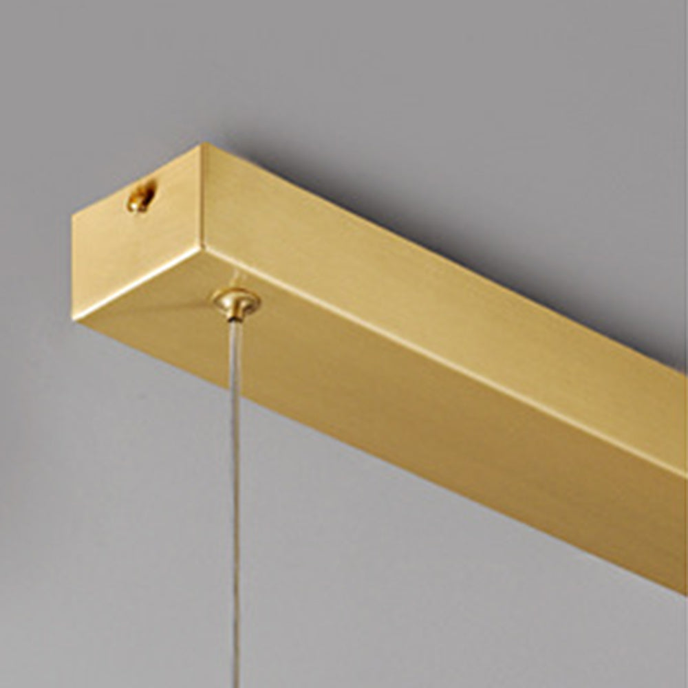 Arisha Suspension Carrée Urbaine, Cuivre/Verre, Doré, Salle de Bain/Chambre à Coucher - Neutralighting