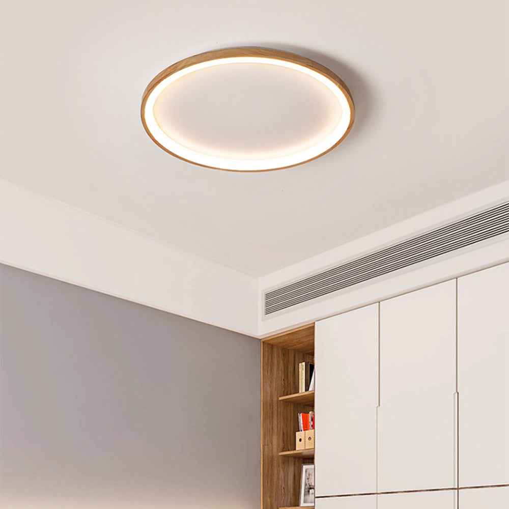 Plafonnier Muto Bois LED