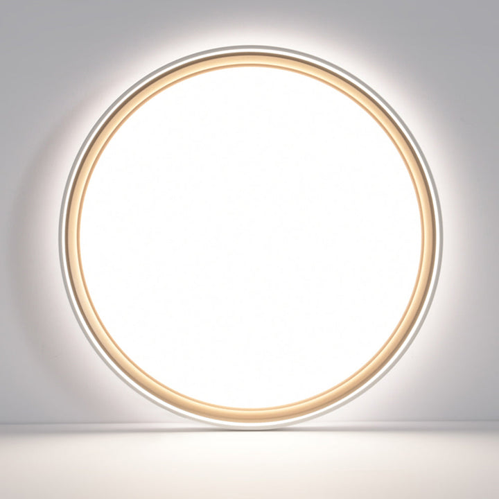 Arisha Plafonnier Carré/Rond Moderne, Métal/Acrylique, Doré, Salon - Neutralighting