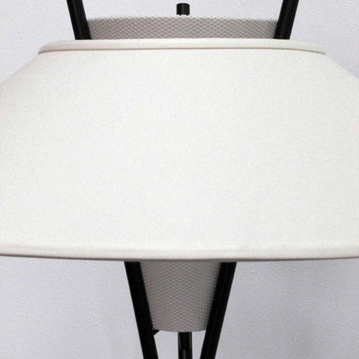 Arisha Lampadaire Trépied Simple, Métal/Tissu, Blanc, Chambre/Salon - Neutralighting
