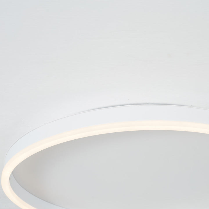 Arisha Plafonnier Anneau Simple Moderne Métal Noir/Blanc/Doré Salon/Salle à Manger - Neutralighting