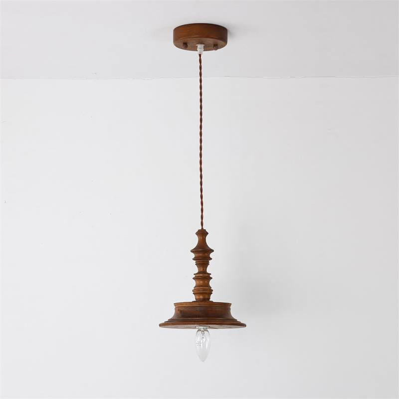 Iraeiel Ancien Minimaliste Bois Suspension - Neutralighting