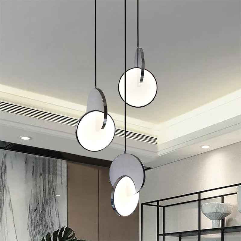 Arisha Luminaires Suspension Minimaliste Métal Or/Argent Salon - Neutralighting