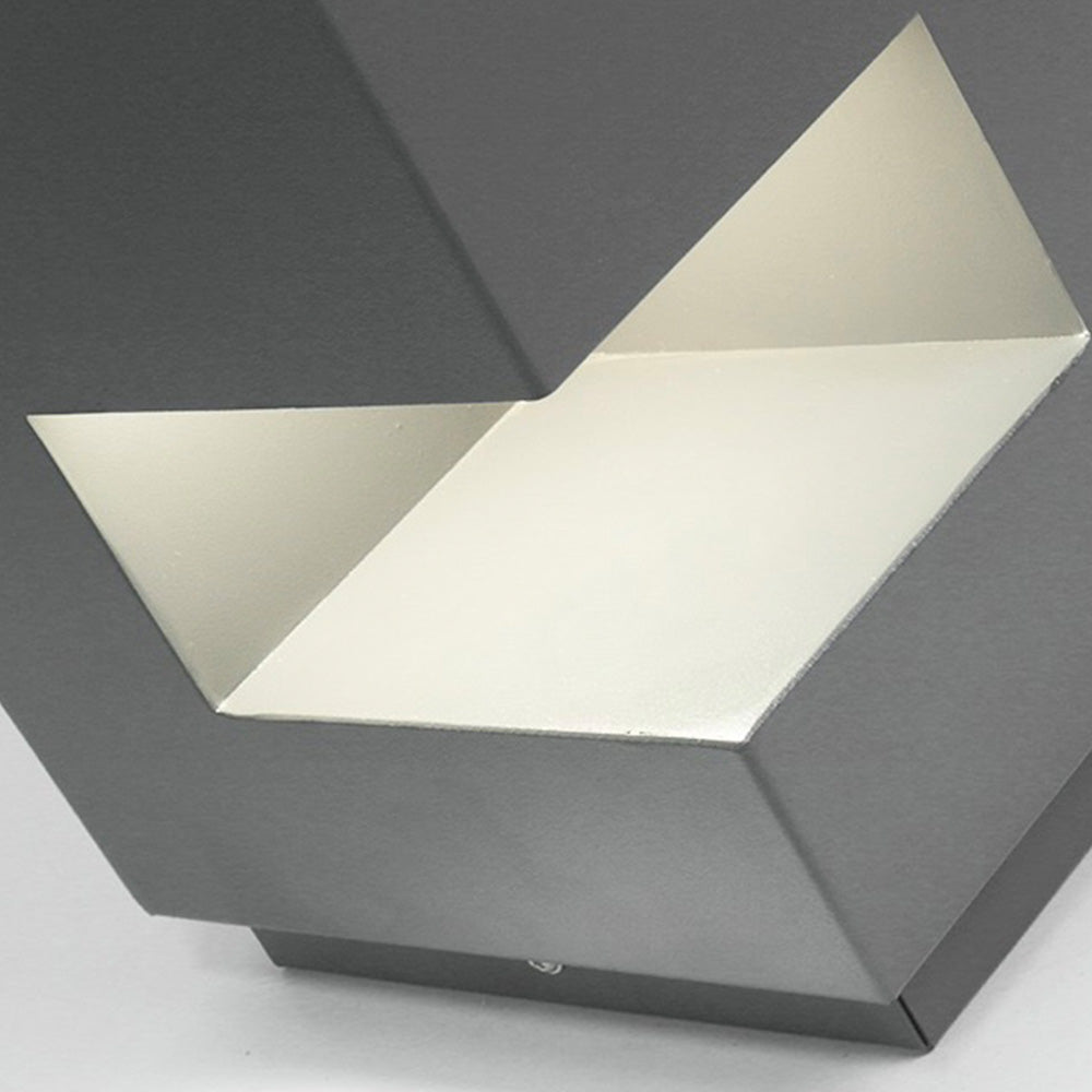 Ray Lampadaire Cube Moderne, Métal, Noir, Allée - Neutralighting