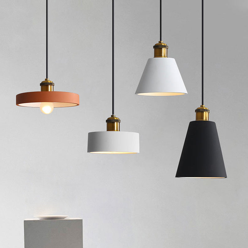 Miran Luminaires Suspension Nordique Blanc/Orange/Noir/Gris. Salon - Neutralighting