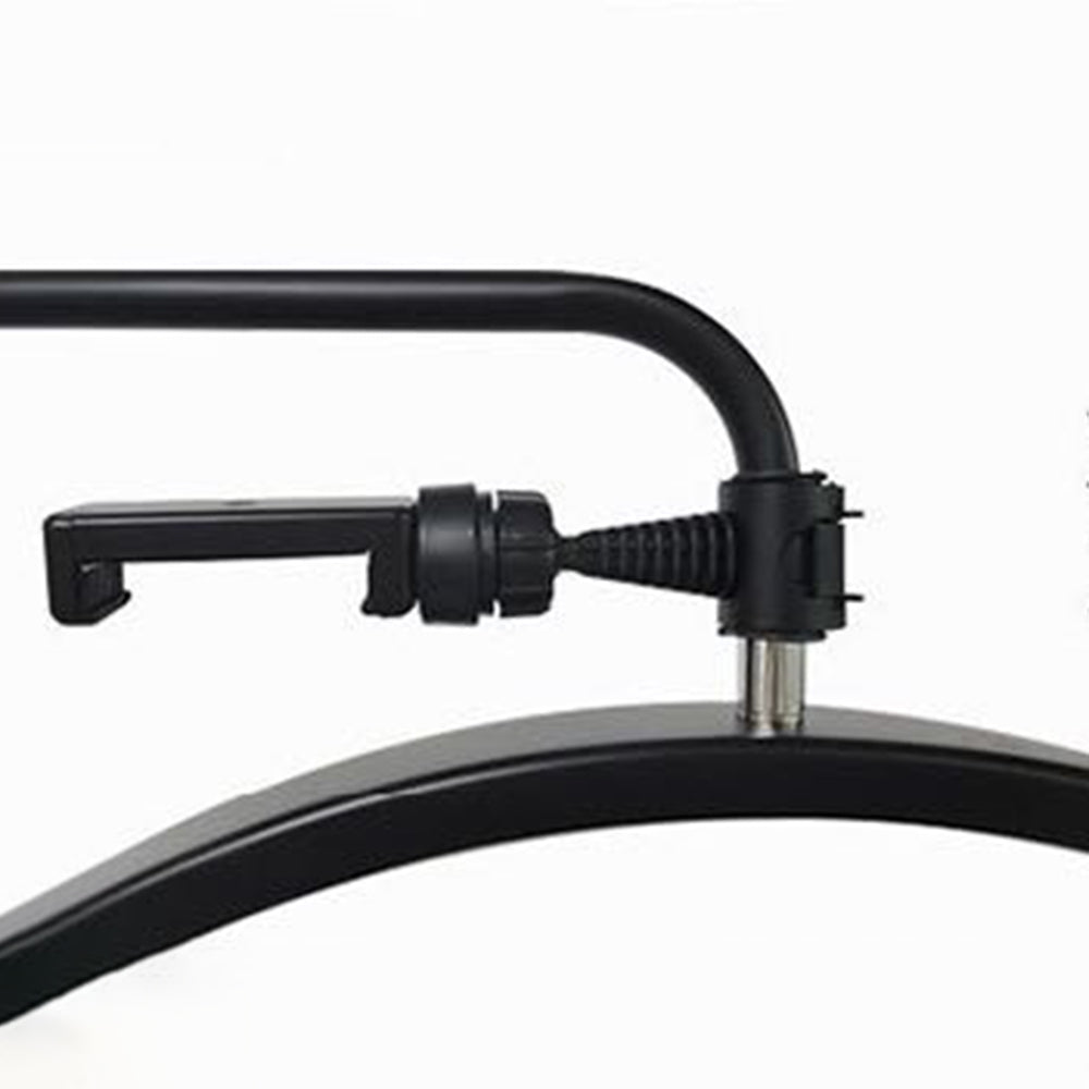 Arisha Industrielle Lampadaire Linéaire Simple Métal/PVC Noir Salon - Neutralighting