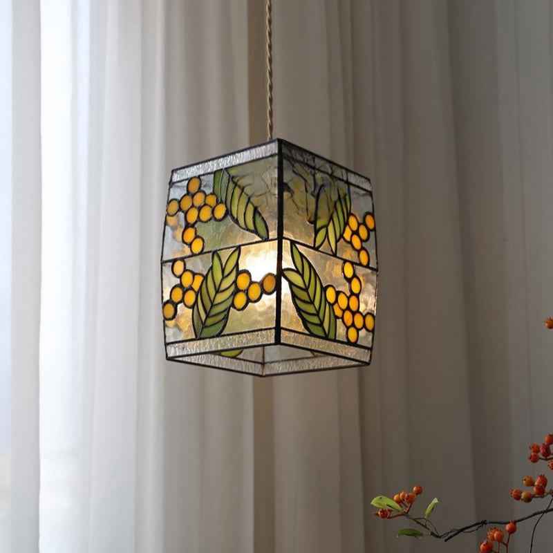 Tiffany Vintage Suspension Verre Salon Chambre à Coucher - Neutralighting