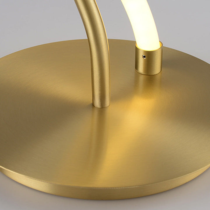Arisha Design Lampadaire Linéaire Minimaliste Cuivre Blanc Or Salon - Neutralighting